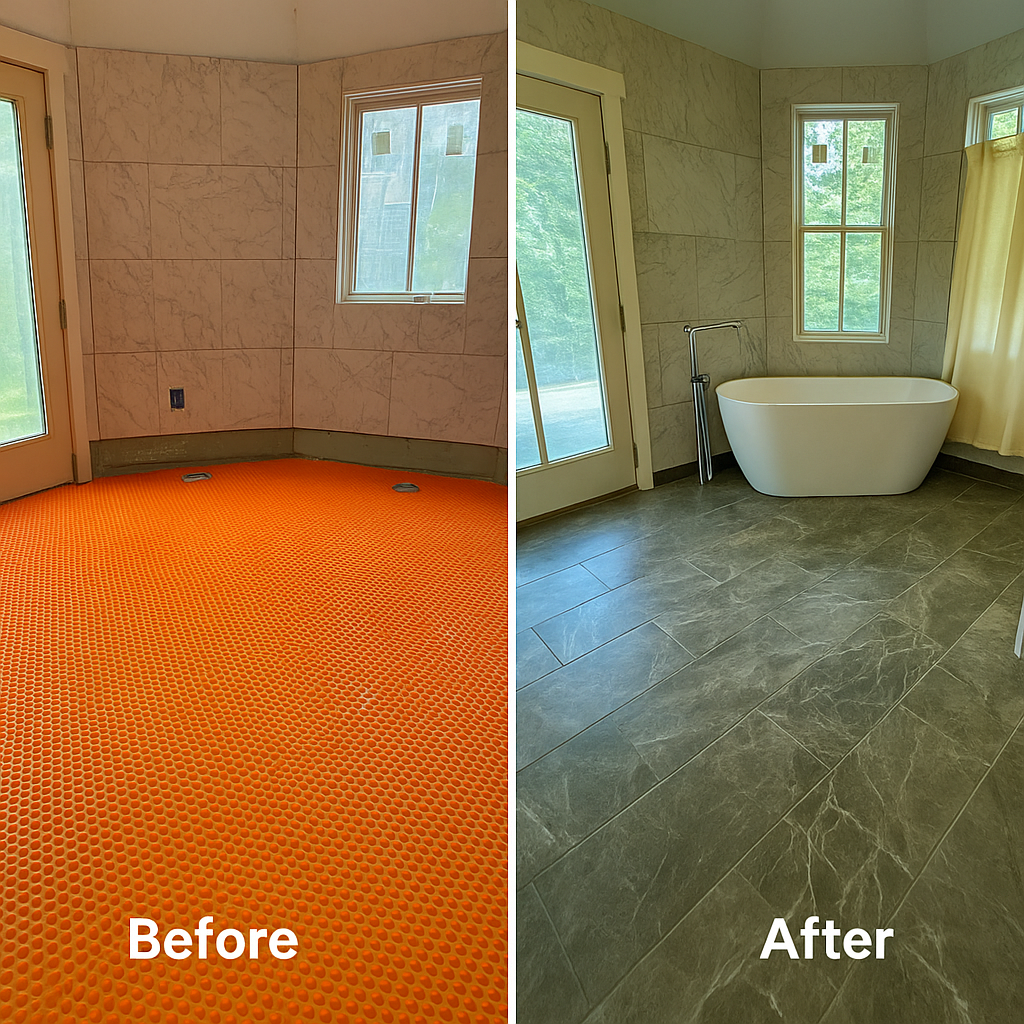 Before & After Bathroom