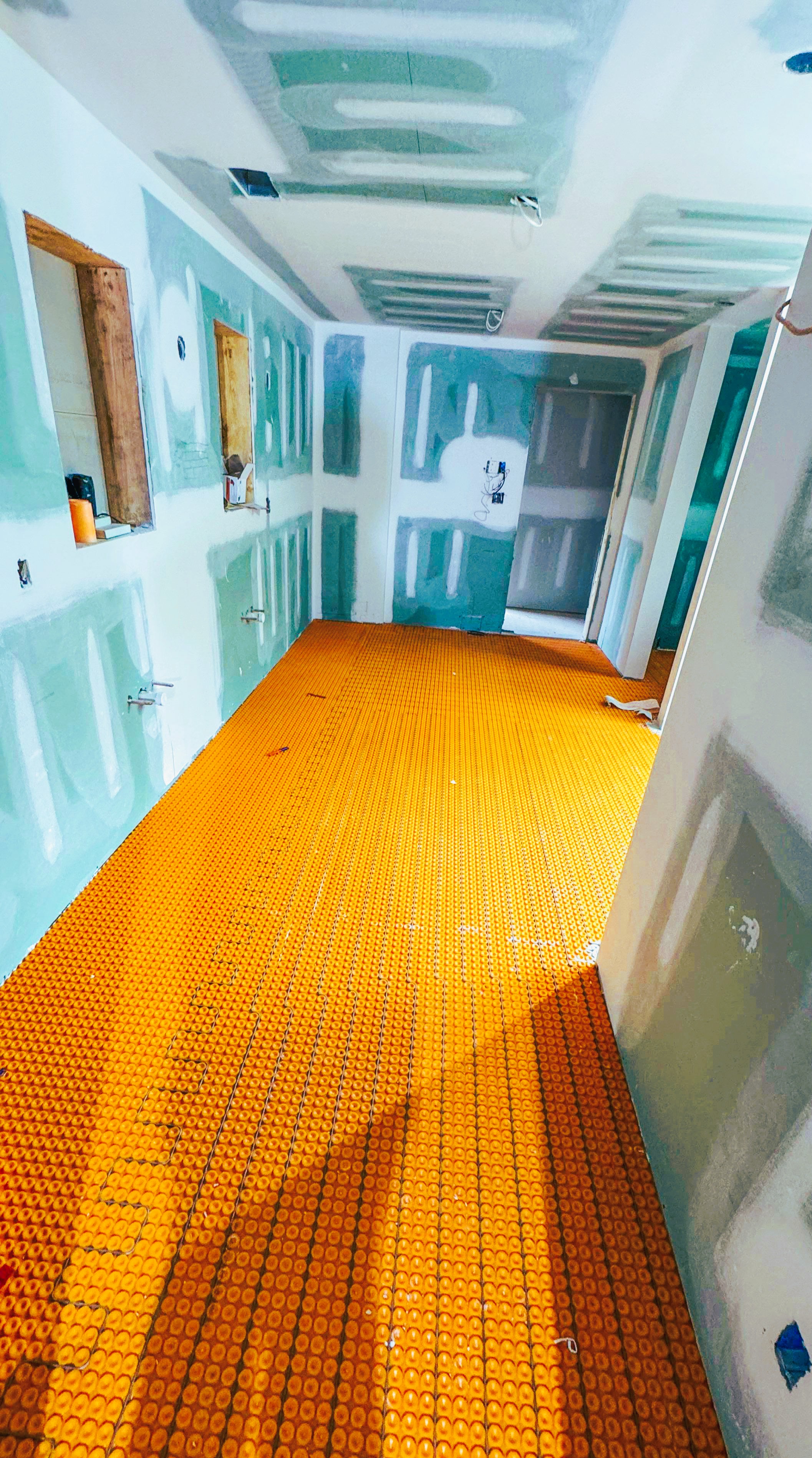 Heated Floor Installation
